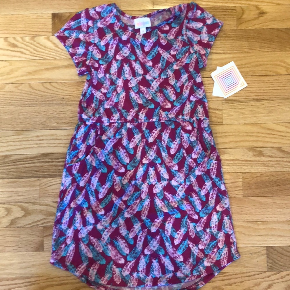 NWT. LulaRoe girls Mae dress. Size 8